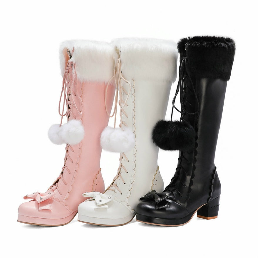 Bottes d'hiver de princesse
