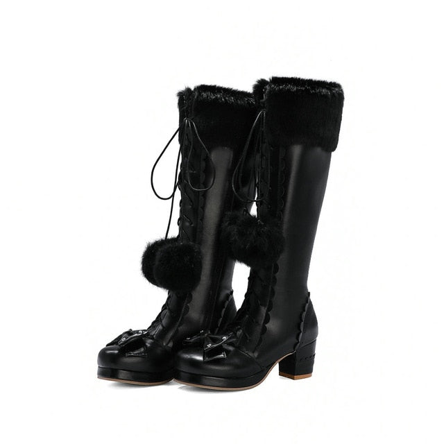 Bottes d'hiver de princesse