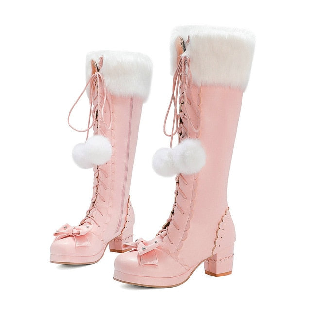 Botas de invierno de princesa