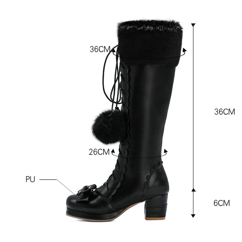 Bottes d'hiver de princesse