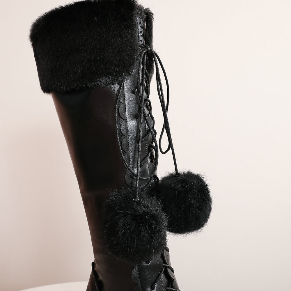 Bottes d'hiver de princesse