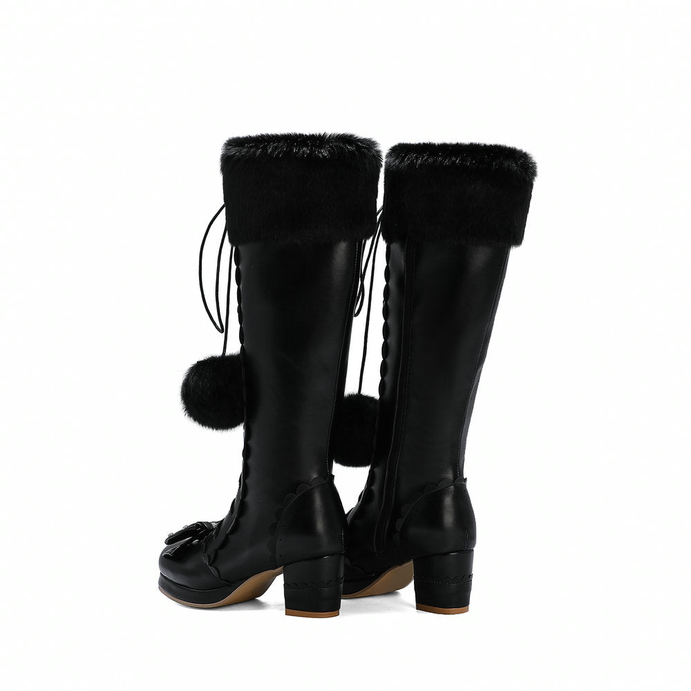 Bottes d'hiver de princesse