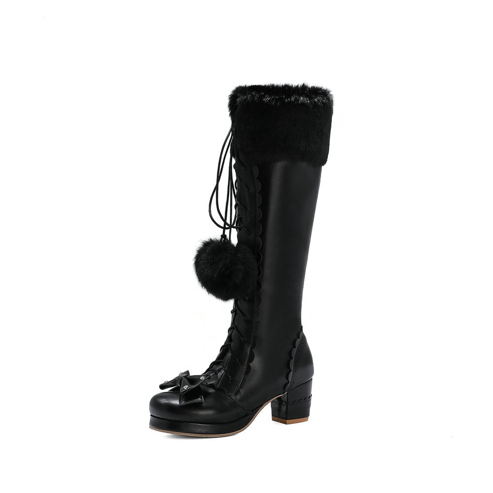 Bottes d'hiver de princesse