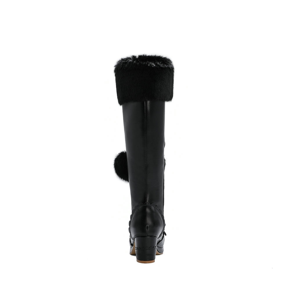 Bottes d'hiver de princesse