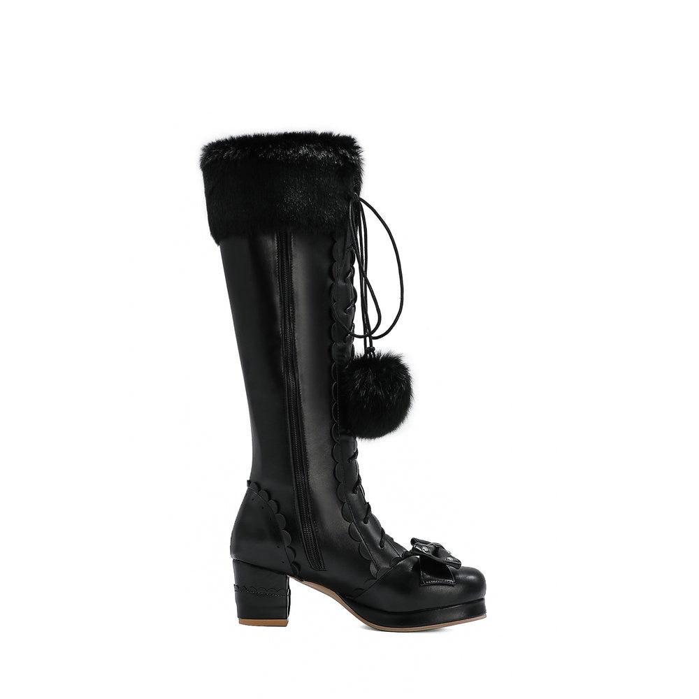 Bottes d'hiver de princesse