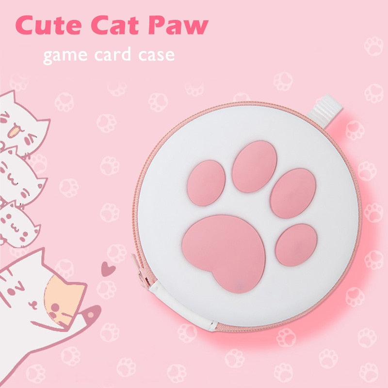Étui pour cartes de jeu Cat Paw pour Nintendo Switch