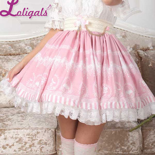 Jupe à imprimé lustre Sweet Lolita