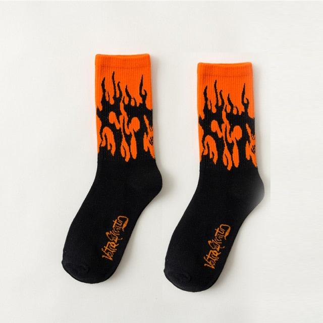 Y2K Graphic Crew Socks