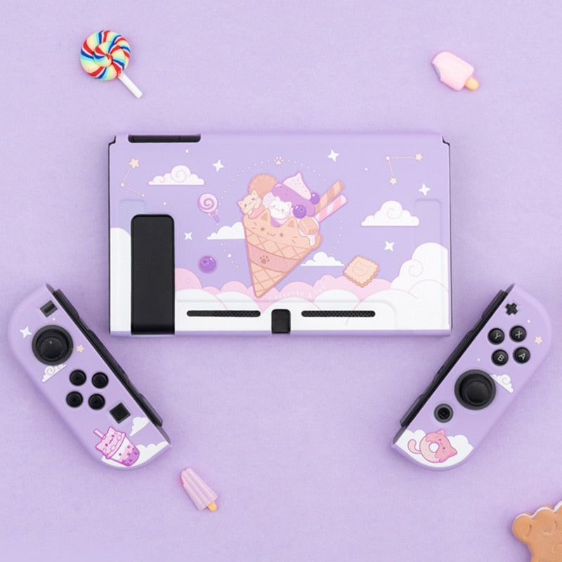 Ice Cream Cat Nintendo Switch Soft Cover
