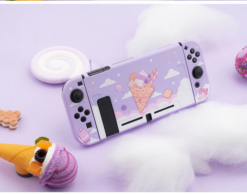 Ice Cream Cat Nintendo Switch Soft Cover