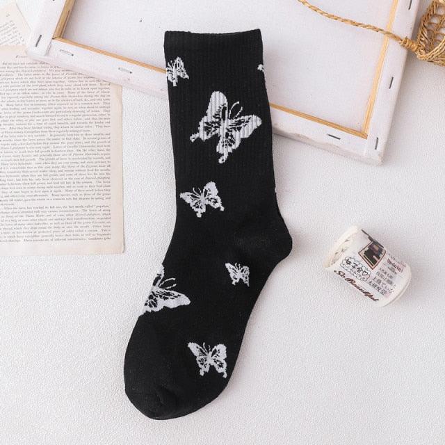 Dark Street Graphic Crew Socks