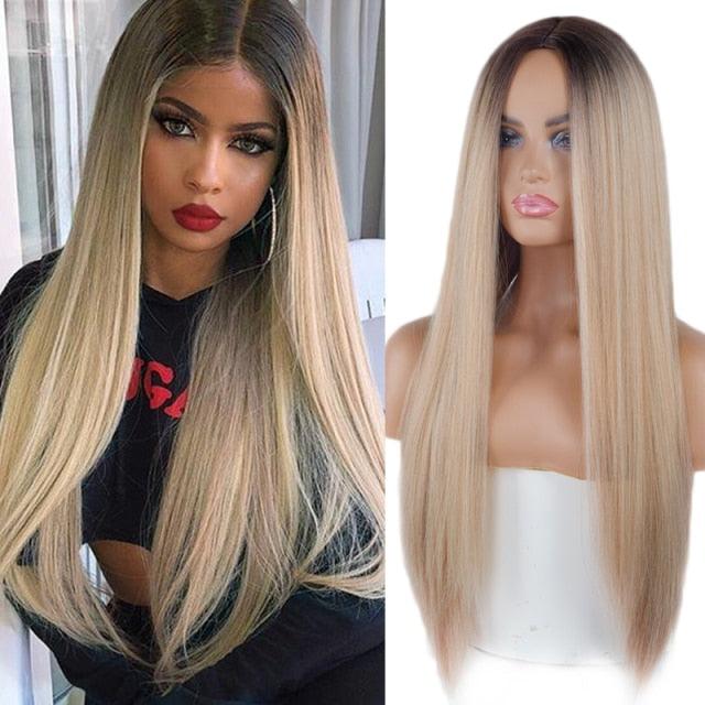 Long Straight Synthetic Wig