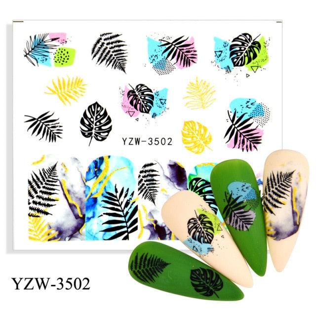 Kawaii Fruit Water Transfer Nail Stickers