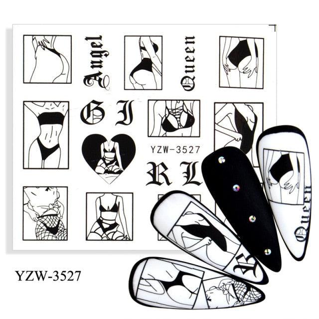 Kawaii Fruit Water Transfer Nail Stickers