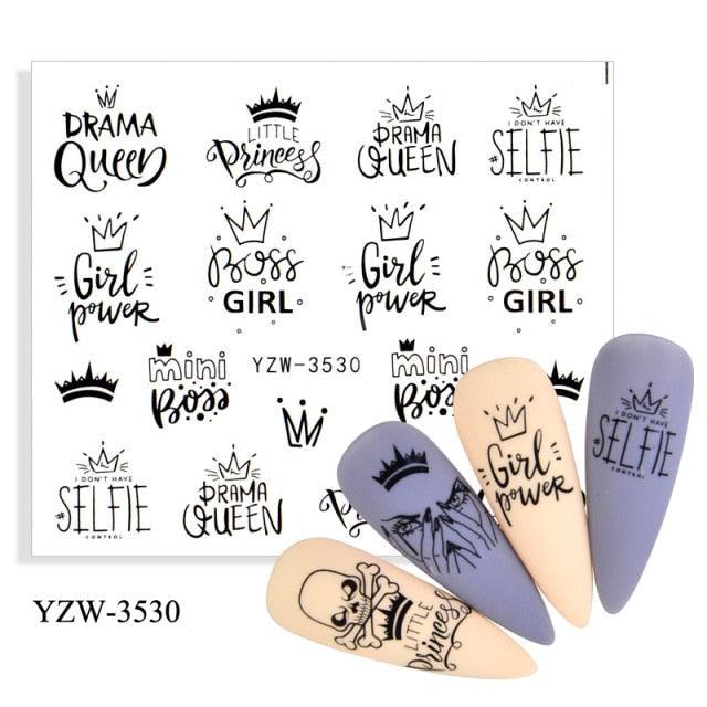 Kawaii Fruit Water Transfer Nail Stickers