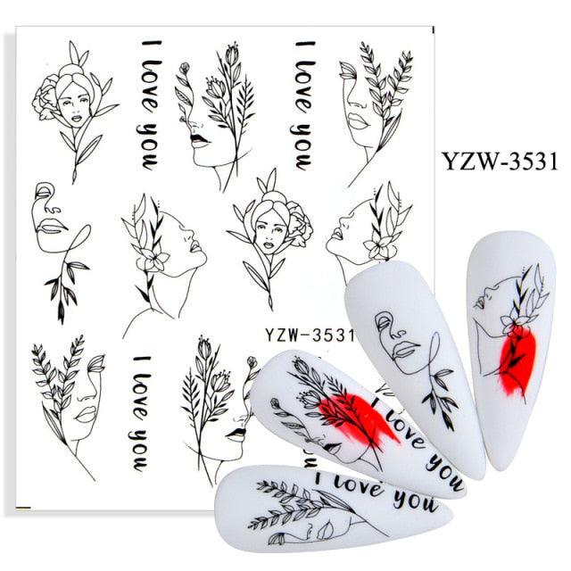 Kawaii Fruit Water Transfer Nail Stickers
