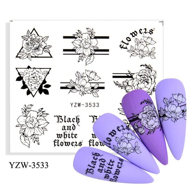 Kawaii Fruit Water Transfer Nail Stickers