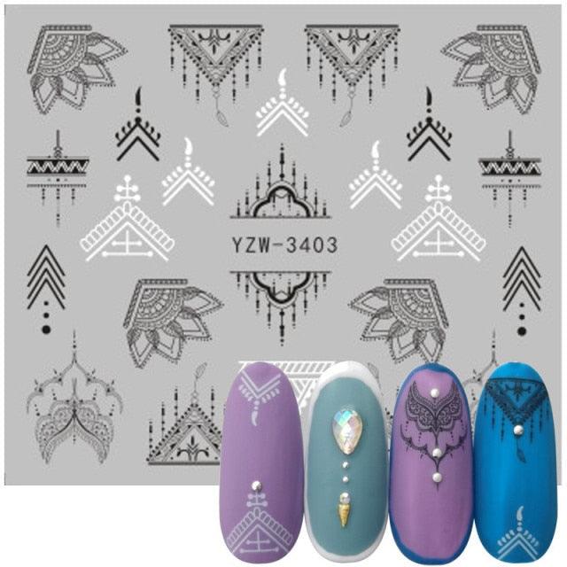 Kawaii Fruit Water Transfer Nail Stickers