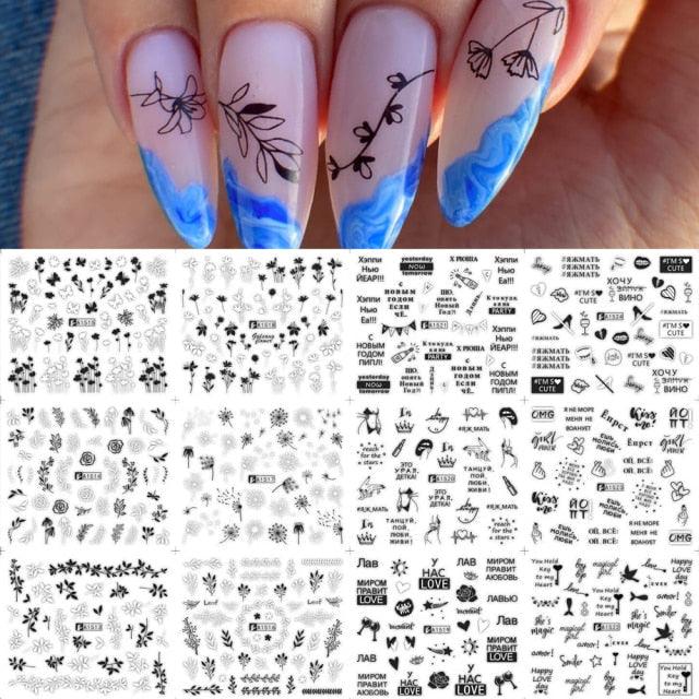 Kawaii Fruit Water Transfer Nail Stickers