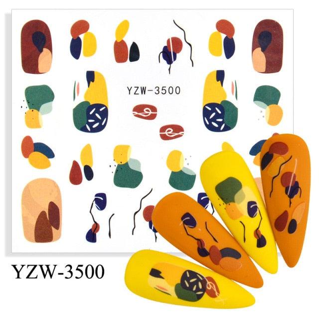 Kawaii Fruit Water Transfer Nail Stickers
