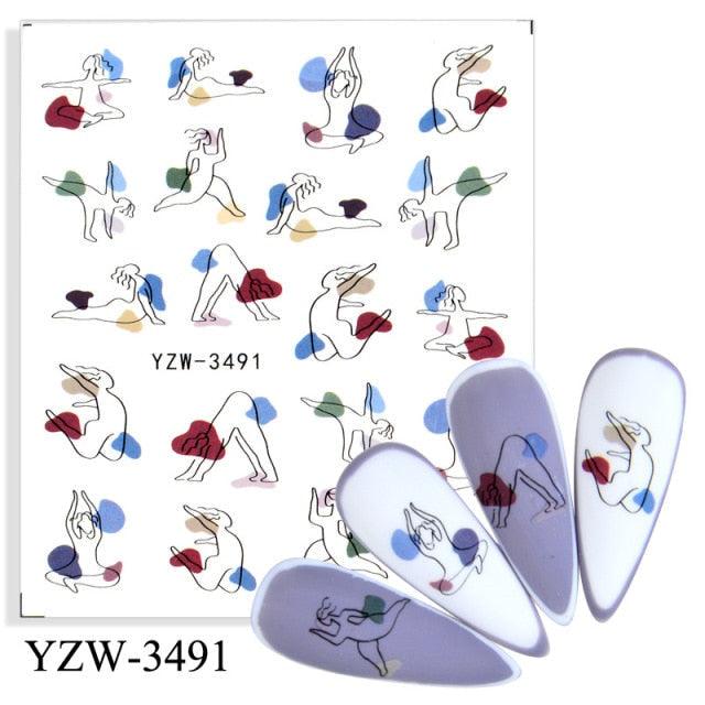 Kawaii Fruit Water Transfer Nail Stickers