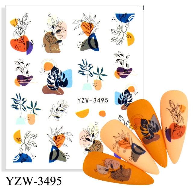 Kawaii Fruit Water Transfer Nail Stickers