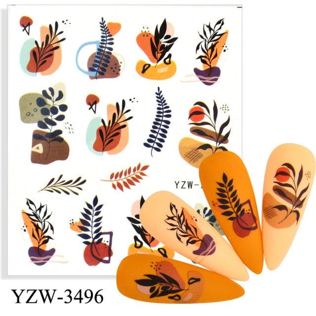 Kawaii Fruit Water Transfer Nail Stickers