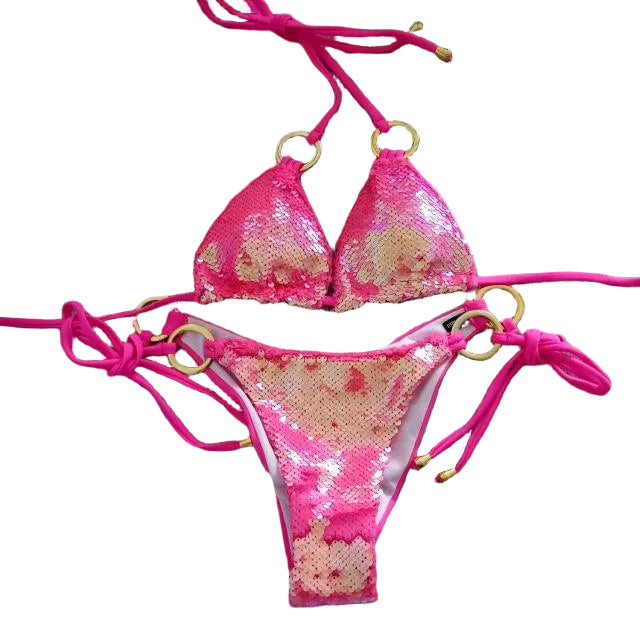 Sequin Micro Bikini Set