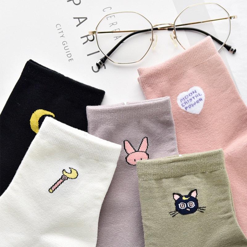 Kawaii Animal Harajuku Crew Socks