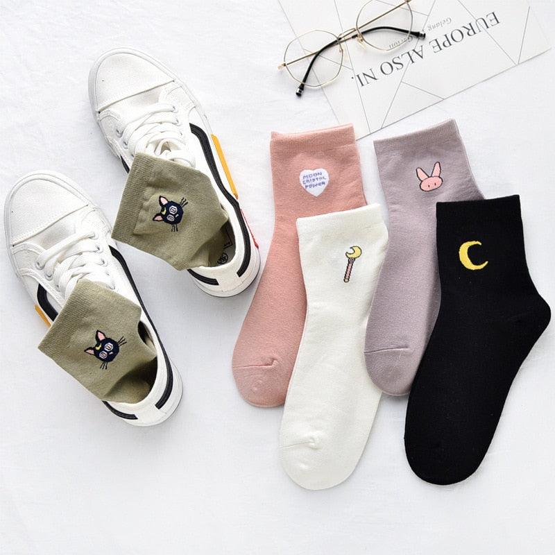 Kawaii Animal Harajuku Crew Socks