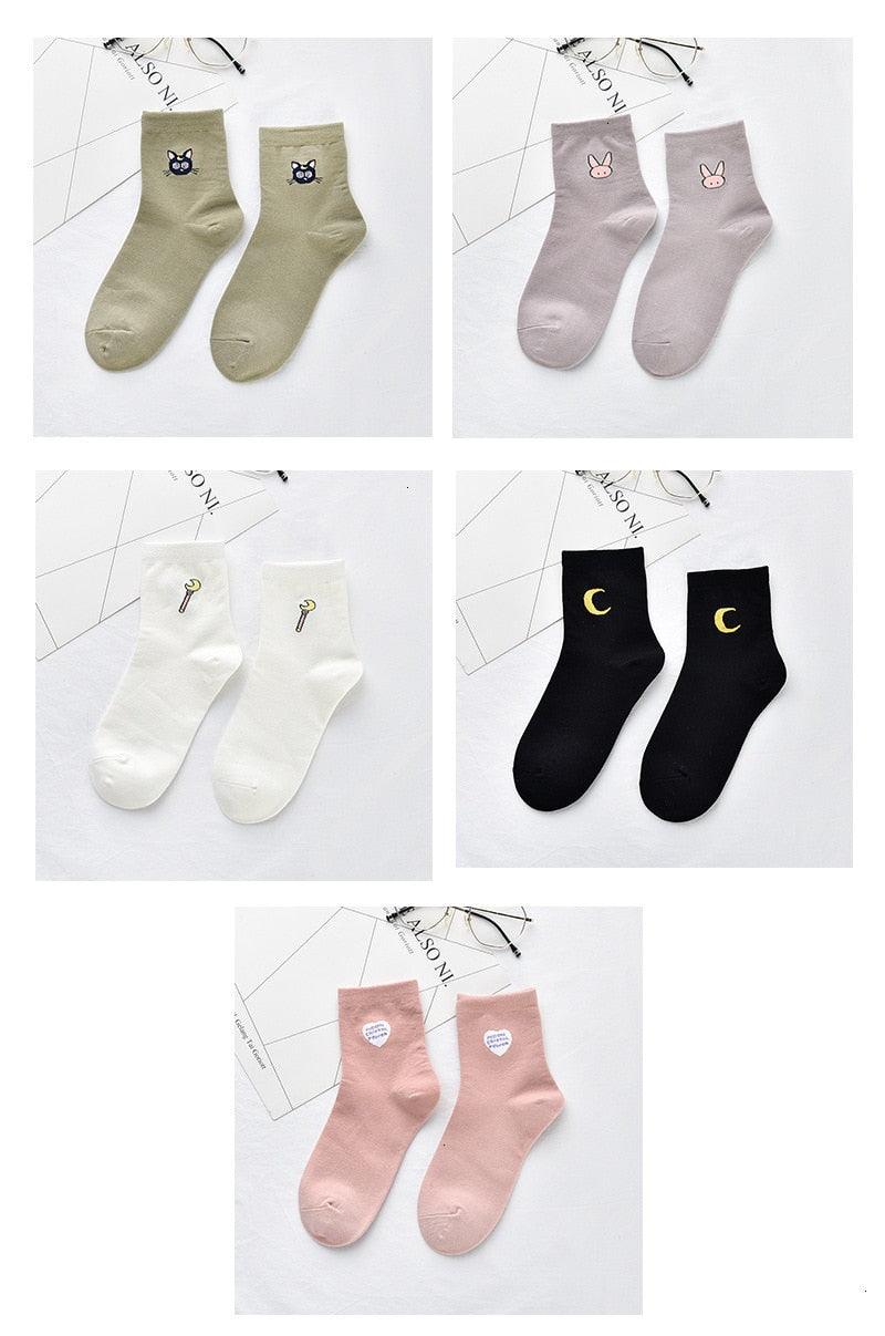 Kawaii Animal Harajuku Crew Socks