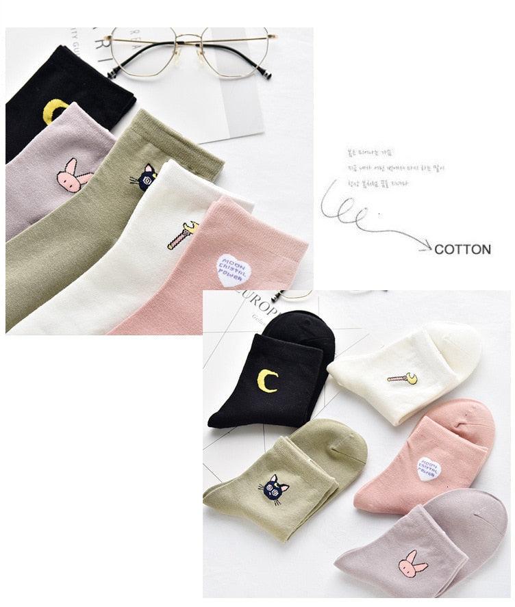 Kawaii Animal Harajuku Crew Socks