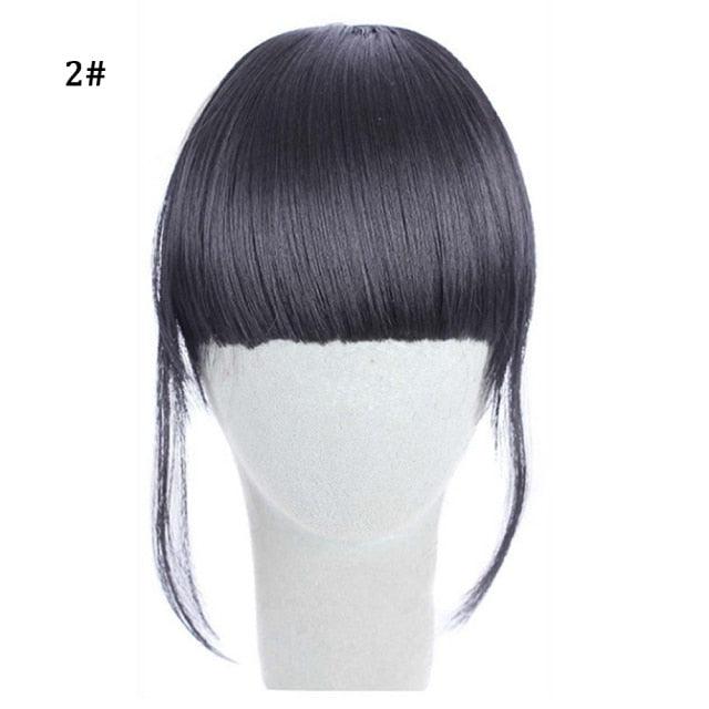 Air Bangs with Temple Hair Clip-In