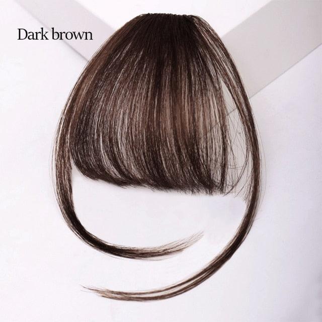 Air Bangs with Temple Hair Clip-In