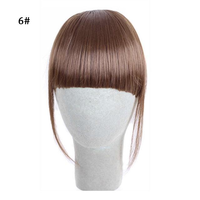 Air Bangs with Temple Hair Clip-In