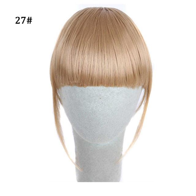 Air Bangs with Temple Hair Clip-In