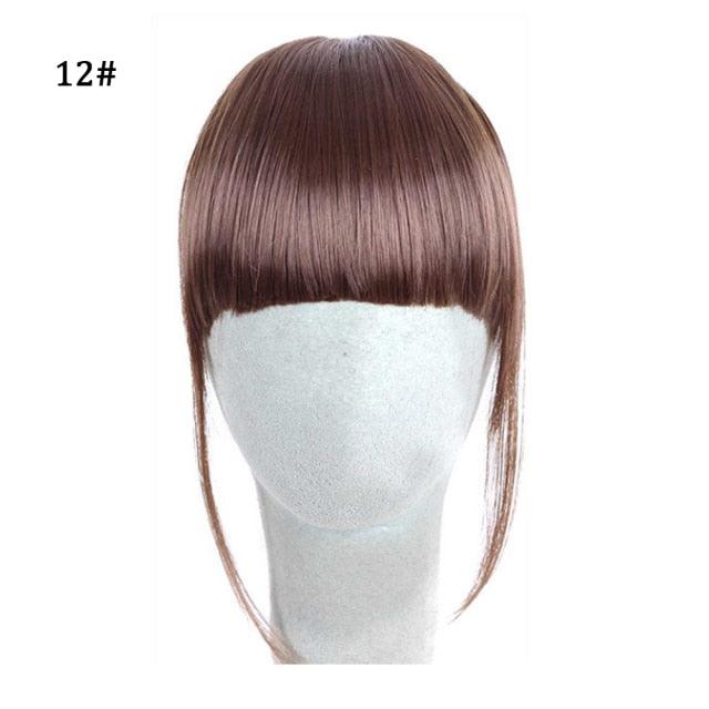 Air Bangs with Temple Hair Clip-In
