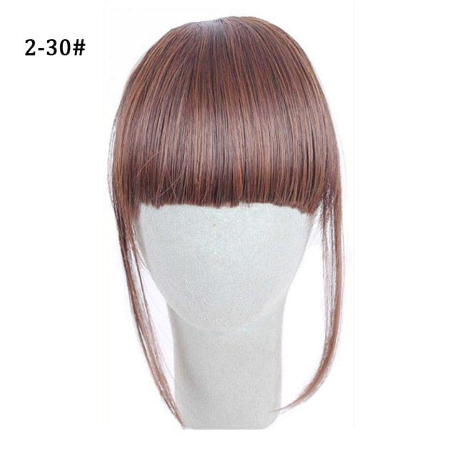 Air Bangs with Temple Hair Clip-In