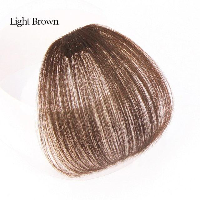 Air Bangs with Temple Hair Clip-In
