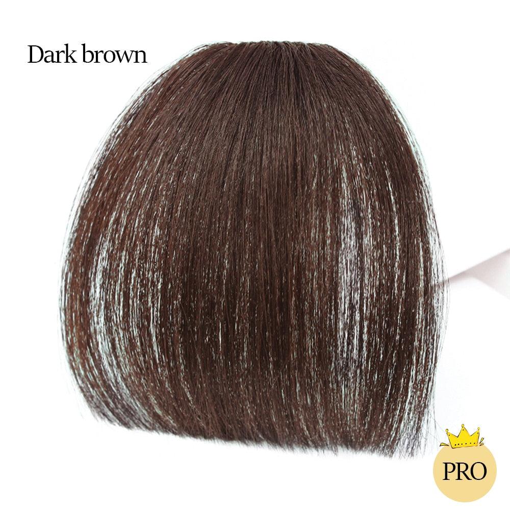 Air Bangs with Temple Hair Clip-In