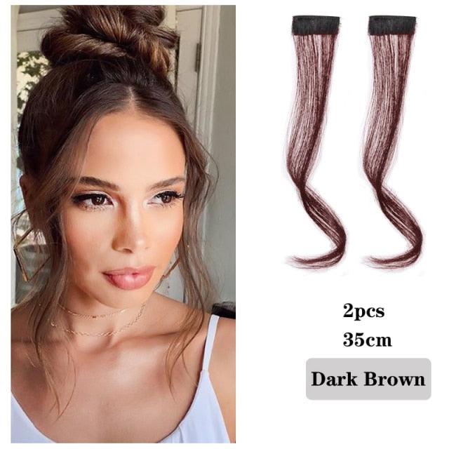 Clip-In Side Bangs Hairpiece