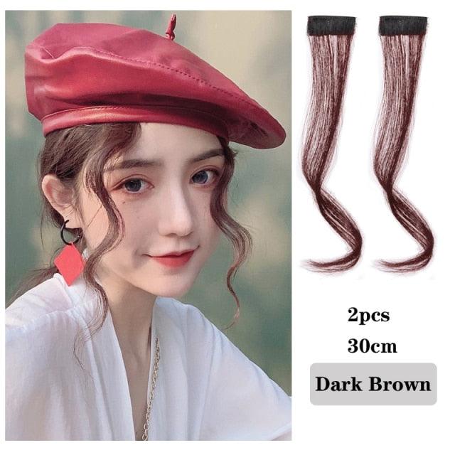 Clip-In Side Bangs Hairpiece