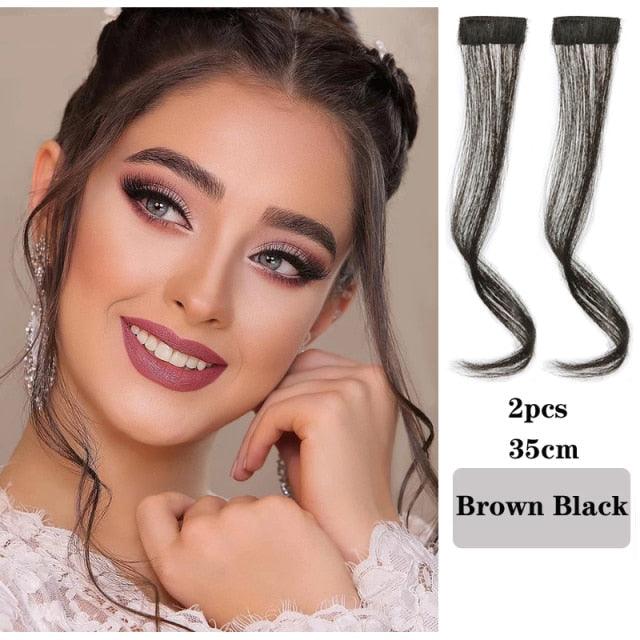 Clip-In Side Bangs Hairpiece