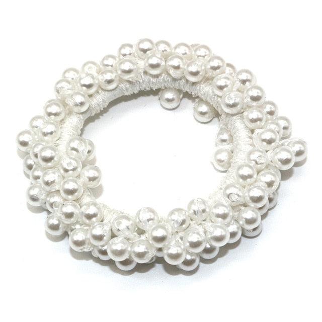 Korean Pearl Hair Ties Scrunchies