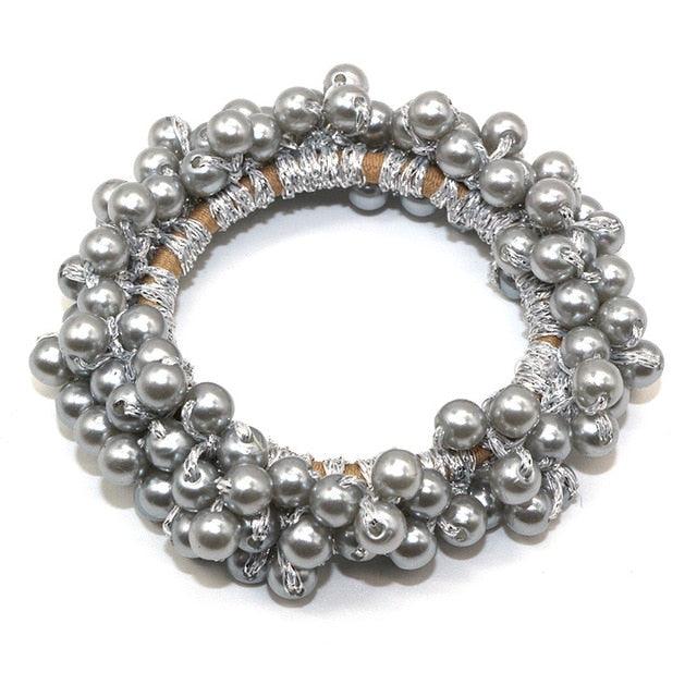 Korean Pearl Hair Ties Scrunchies