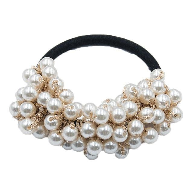 Korean Pearl Hair Ties Scrunchies