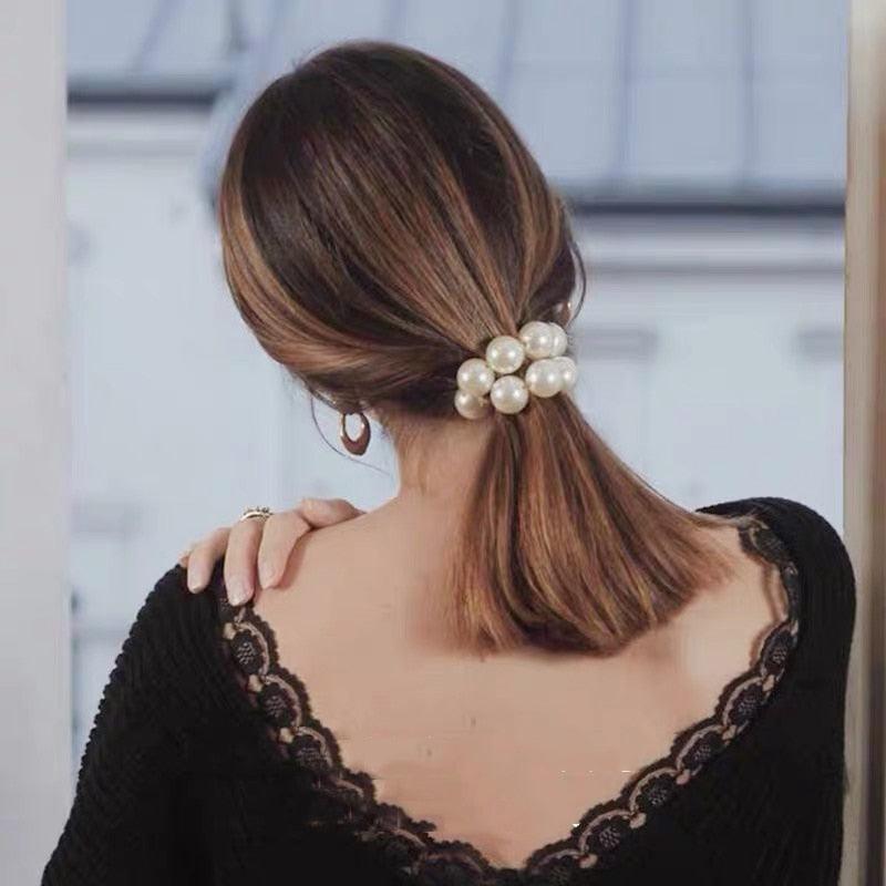 Korean Pearl Hair Ties Scrunchies