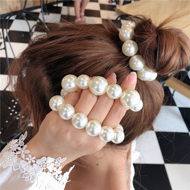 Korean Pearl Hair Ties Scrunchies