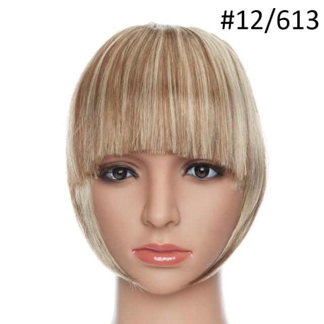 Blunt Clip-In Bangs Hairpiece
