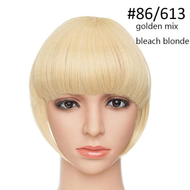 Blunt Clip-In Bangs Hairpiece